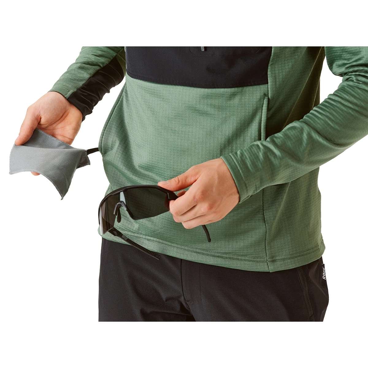 ROSE M Trail Grid Fleece Thermo Hoodie 10 ROSE M Trail Grid Fleece Thermo Hoodie - Image 10