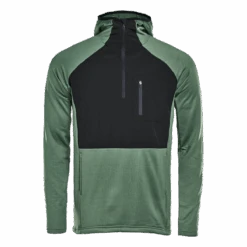 ROSE M Trail Grid Fleece Thermo Hoodie