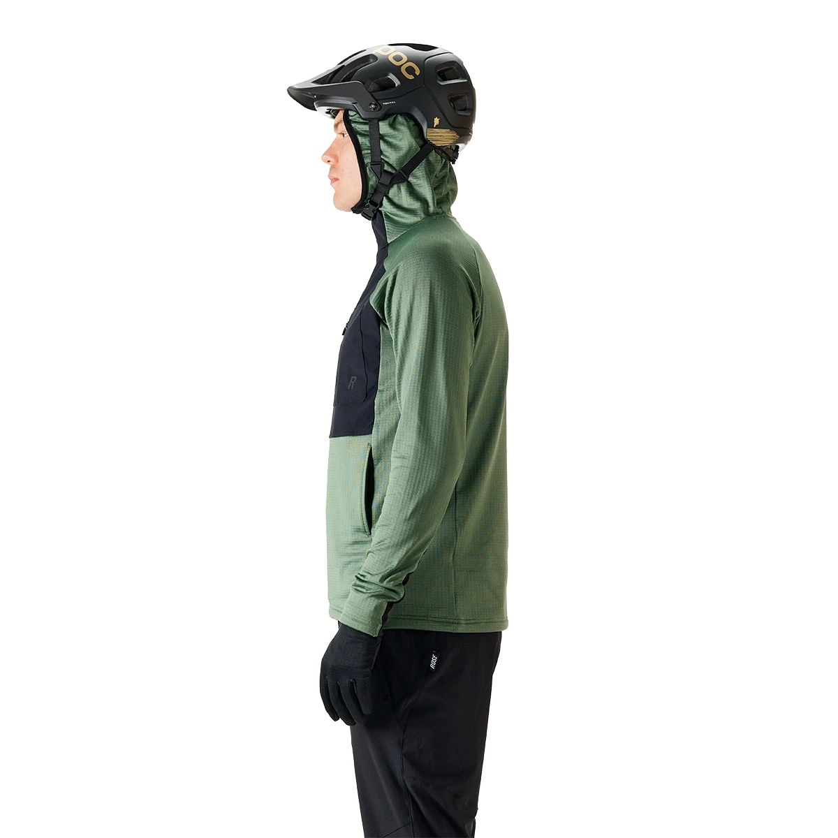 ROSE M Trail Grid Fleece Thermo Hoodie 5 ROSE M Trail Grid Fleece Thermo Hoodie - Image 5